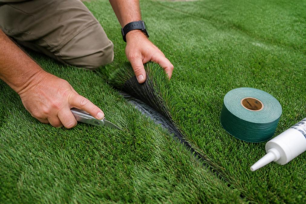 How to Repair Small Tears in Artificial Grass